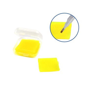 Glue-gel for diamond mosaic 25x25 mm in a box. Yellow