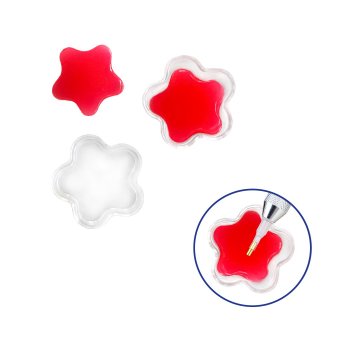 Glue-gel for diamond mosaic "Flower" Red