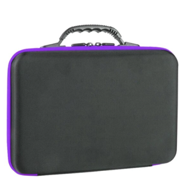 Diamond rhinestone storage case (60 cells) purple