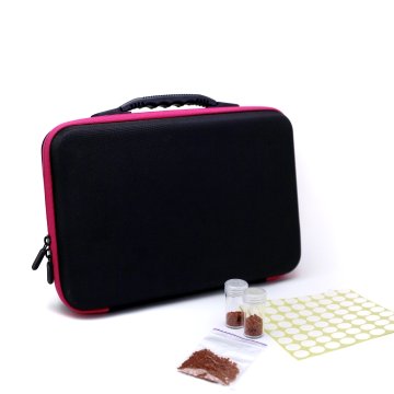 Diamond rhinestone storage case (60 cells) Red