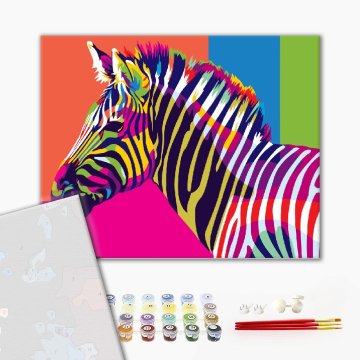 Rainbow zebra