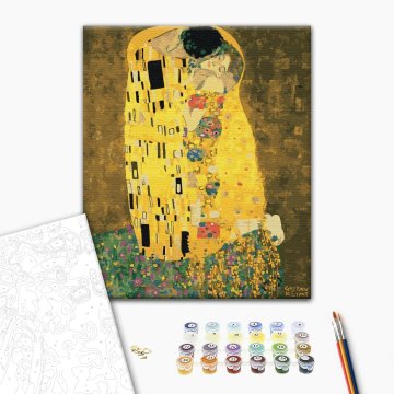 " Sărutul" Gustav Klimt