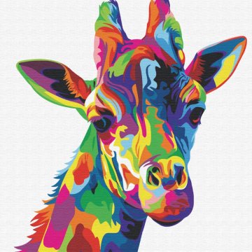 Regenbogen-Giraffe