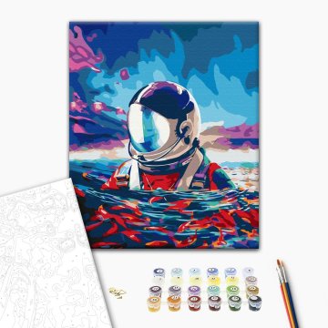 Astronaut și pește