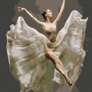 Ballerina im Flug