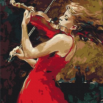 Дівчина зі скрипкою