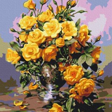 Bouquet of yellow roses