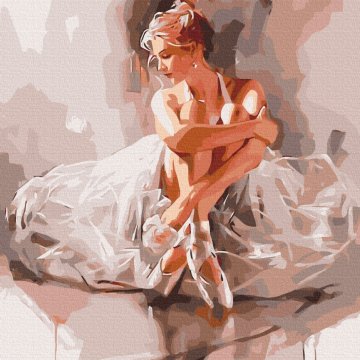 Ballerina in a cloud of tenderness