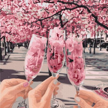 Le printemps dans les verres © Oksana Vorobey