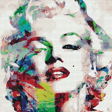 Barevná Marilyn Monroe