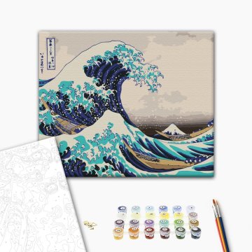 Die Große Welle vor Kanagawa. Hokusai