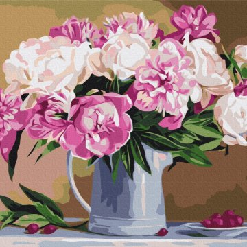 Peonies still-life