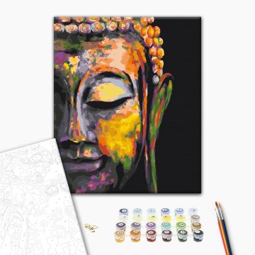 Buddha colorat
