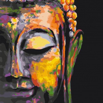 Kleurrijke Boeddha