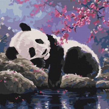 Doux sommeil de panda