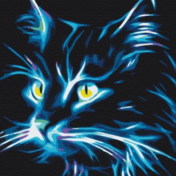 Neon cat