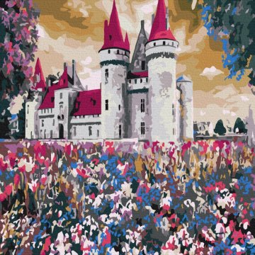 Zamek w polnych kwiatach