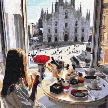 Snídaně v Miláně