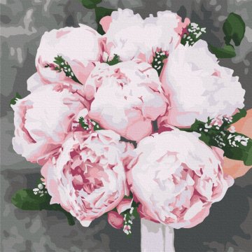Peonies for the bride