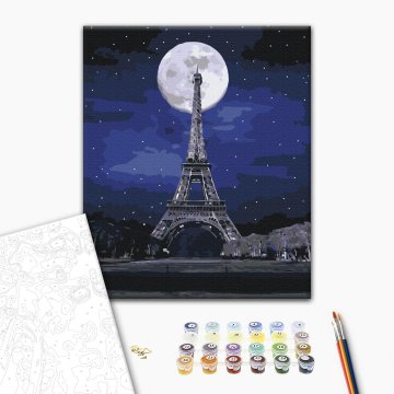 Pleine lune à Paris