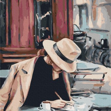 Jeune femme au chapeau