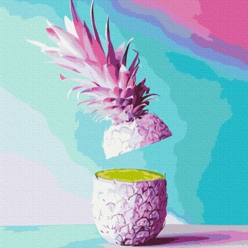 Un morceau d'ananas